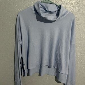 American Eagle Outfitters Sky Blue Knit Top